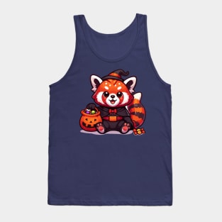 Cute Red Panda Halloween Costume Tank Top
